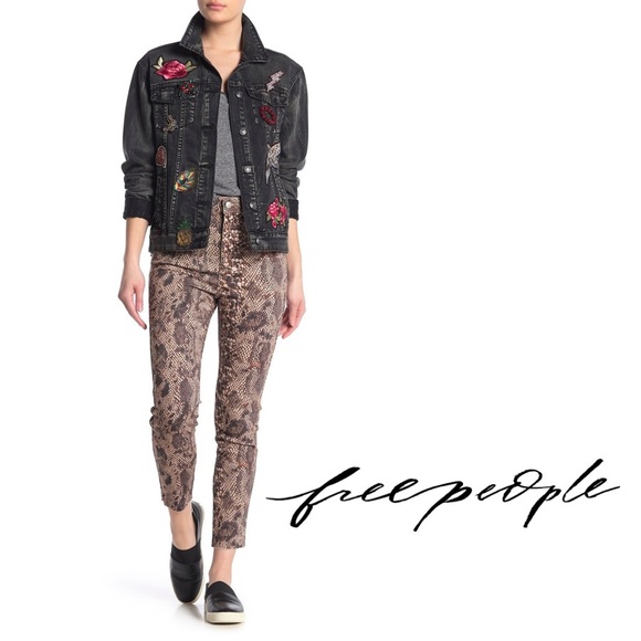 Free People Denim - Free People High Waist Denim Leggings, 30